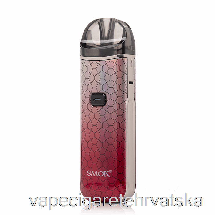 Vape Hrvatska Smok Nord Pro 25w Pod Kit Srebrno Crveni Oklop